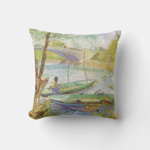 Vincent van Gogh Fiske på våren, Pont de Clichy Kudde