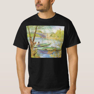 Vincent van Gogh Fiske på våren, Pont de Clichy T-shirt