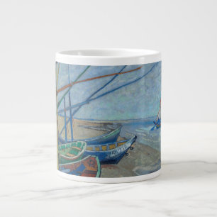 Vincent Van Gogh - Fiskebåtar i stranden Jumbo Mugg