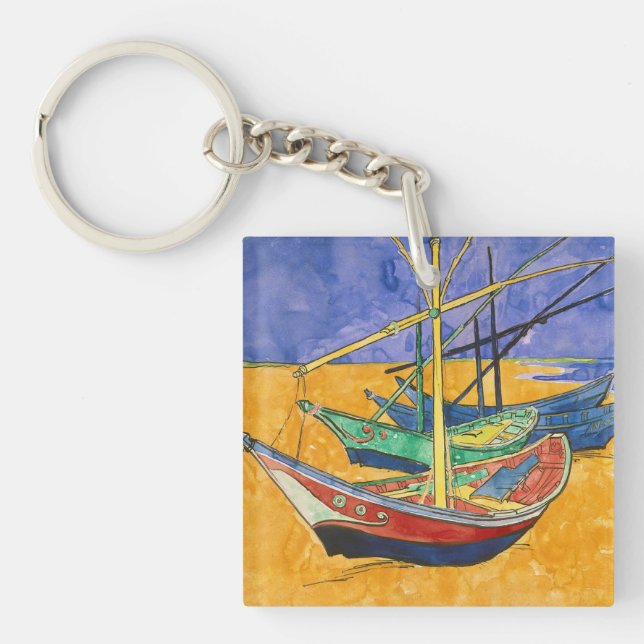 Vincent van Gogh - Fiskebåtar på stranden (Framsidan)