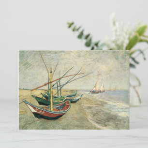 Vincent van Gogh - Fiskebåtar på stranden
