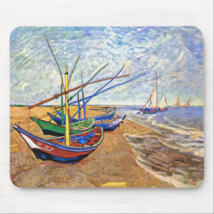 Vincent Van Gogh - Fiskebåtar på stranden Musmatta