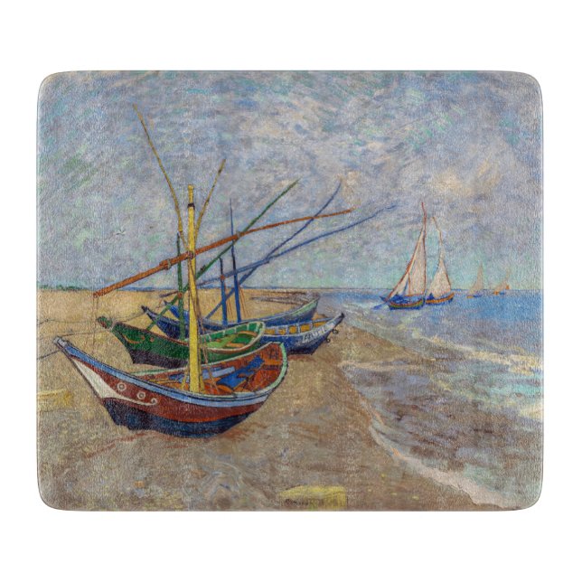 Vincent van Gogh - Fiskebåtar vid stranden (Framsidan)