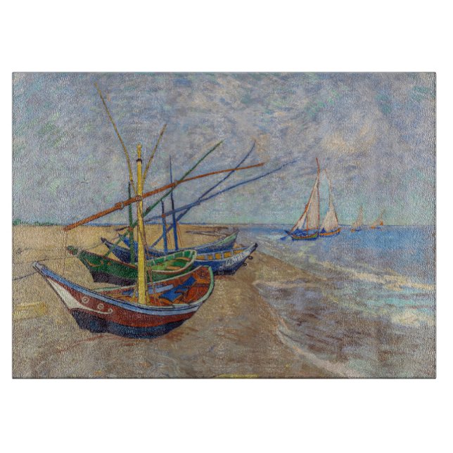 Vincent van Gogh - Fiskebåtar vid stranden (Framsidan)