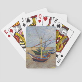 Vincent van Gogh - Fiskebåtar vid stranden Casinokort