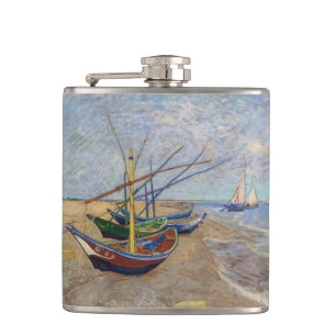 Vincent van Gogh - Fiskebåtar vid stranden Fickplunta