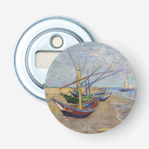Vincent van Gogh - Fiskebåtar vid stranden Flasköppnare