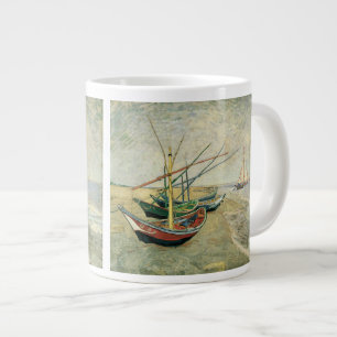 Vincent van Gogh - Fiskebåtar vid stranden Jumbo Mugg