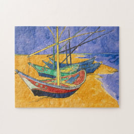 Vincent van Gogh - Fiskebåtar vid stranden Pussel