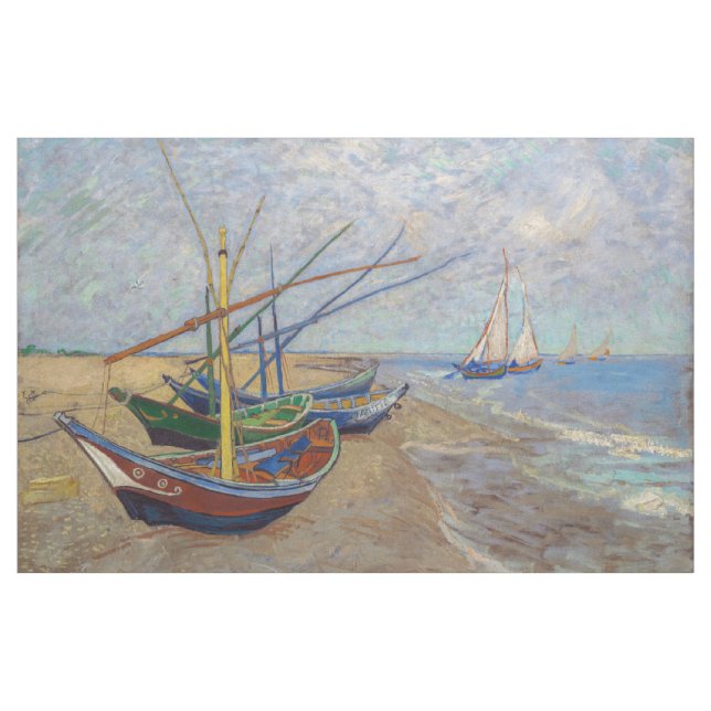 Vincent van Gogh - Fiskebåtar vid stranden Tyg (Yard)