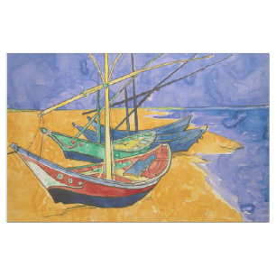 Vincent van Gogh - Fiskebåtar vid stranden Tyg