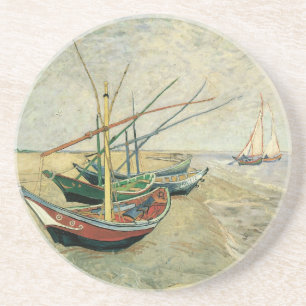 Vincent van Gogh - Fiskebåtar vid stranden Underlägg