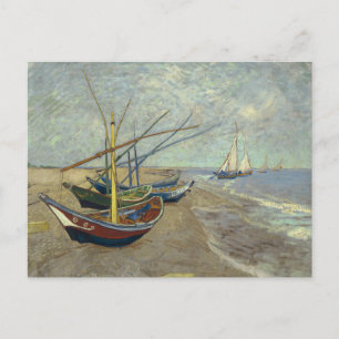 Vincent van Gogh - Fiskebåtar vid stranden Vykort