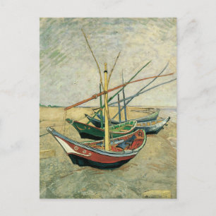 Vincent van Gogh - Fiskebåtar vid stranden Vykort