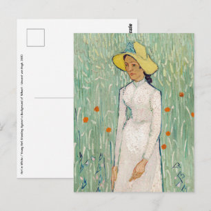 Vincent van Gogh - Flicka i vitt Vykort