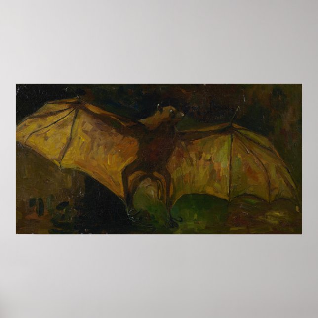 Vincent van Gogh Flies Fox GalleryHD Fine Art Poster (Framsidan)