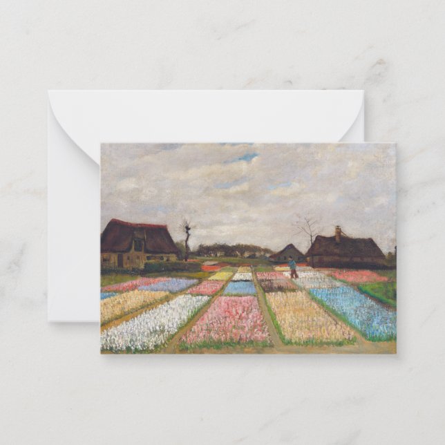 Vincent van Gogh - Flower Beds i Holland Anteckningskort (Framsida)