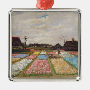 Vincent van Gogh - Flower Beds i Holland Julgransprydnad Metall