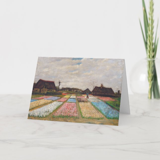 Vincent van Gogh - Flower Beds i Holland Kort (Framsida)