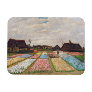Vincent van Gogh - Flower Beds i Holland Magnet