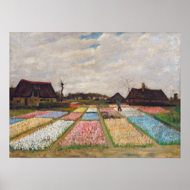 Vincent van Gogh - Flower Beds i Holland Poster (Framsidan)