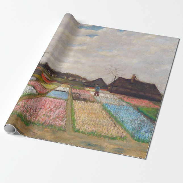 Vincent van Gogh - Flower Beds i Holland Presentpapper (Utrullad)