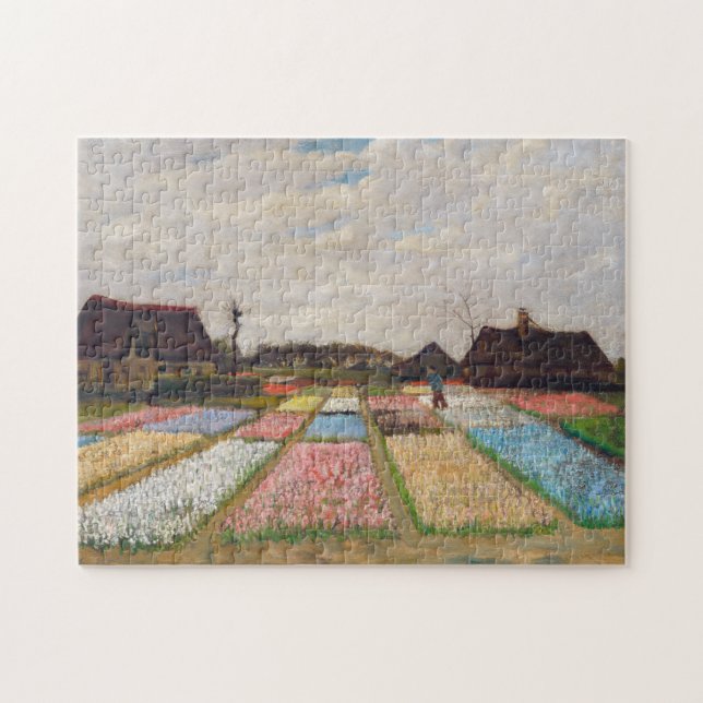 Vincent van Gogh - Flower Beds i Holland Pussel (Horisontell)