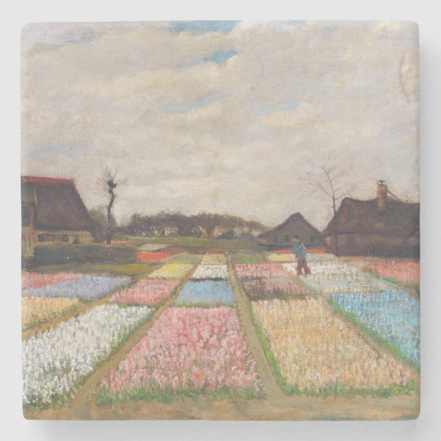Vincent van Gogh - Flower Beds i Holland Stenunderlägg (Framsidan)