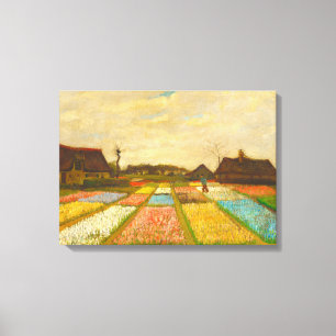Vincent van Gogh Flower Beds i Nederländerna Canvastryck