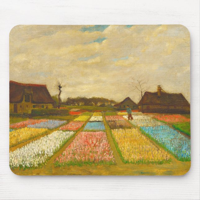 Vincent van Gogh Flower Beds i Nederländerna Musmatta (Framsidan)