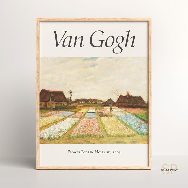 Vincent van Gogh Flower Beds in Holland Art Print Poster (Skapare uppladdad)