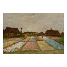 Vincent van Gogh  Flower Beds in Holland, c. 1883 Perfect Poster