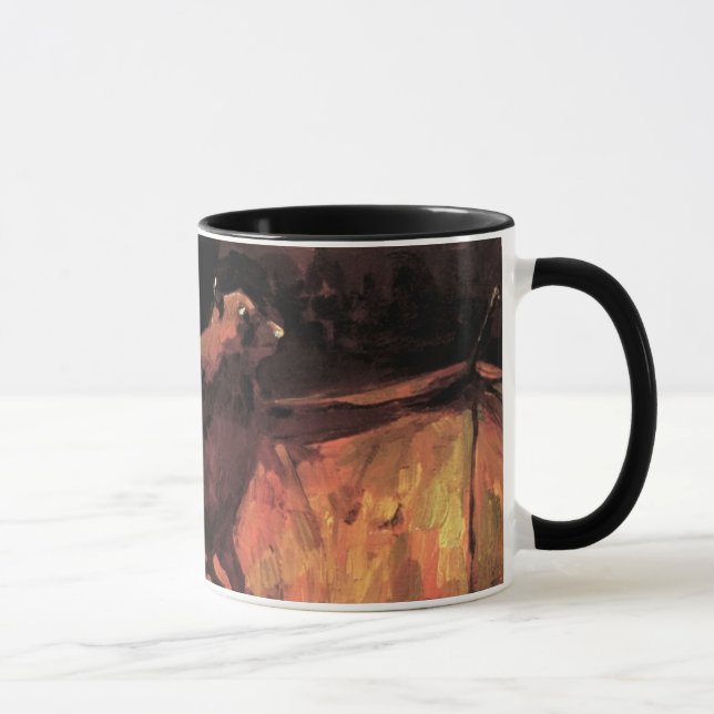 Vincent Van Gogh - Flygande räv - Halloween konsth Mugg (Höger)