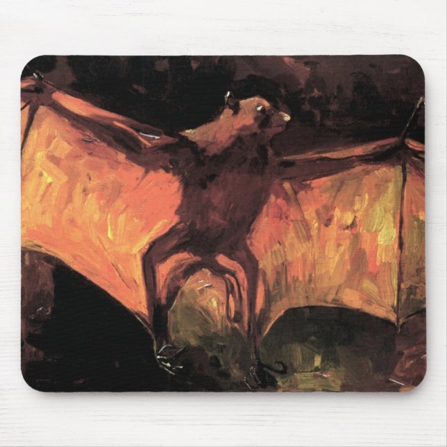 Vincent Van Gogh - Flygande räv - Halloween konsth Musmatta (Framsidan)