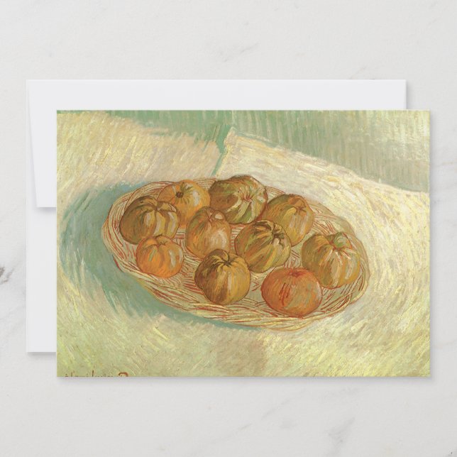 Vincent van Gogh - Fortfarande Basket i Apples (Framsida)