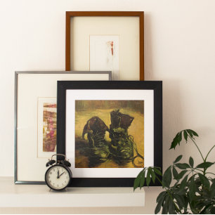 Vincent van Gogh - Fortfarande liv med ett par sko Poster