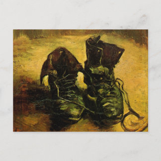 Vincent van Gogh - Fortfarande liv med ett par sko Vykort