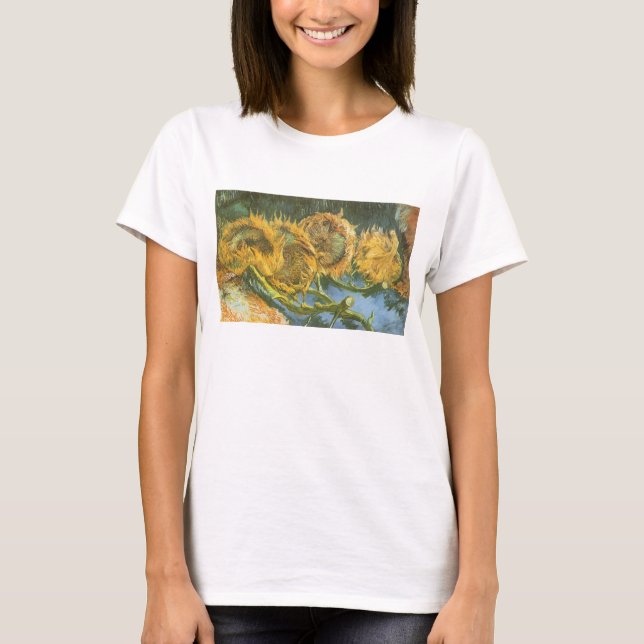 Vincent van Gogh - Fortfarande livet: Fyra snittbl T Shirt (Framsida)