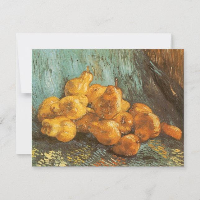 Vincent van Gogh - Fortfarande med Quince Pears (Framsida)