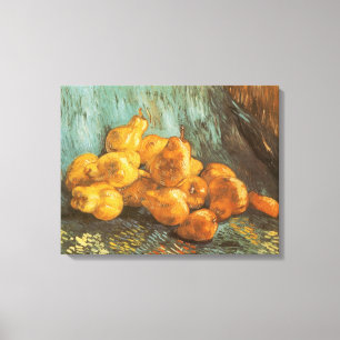 Vincent van Gogh - Fortfarande med Quince Pears Canvastryck