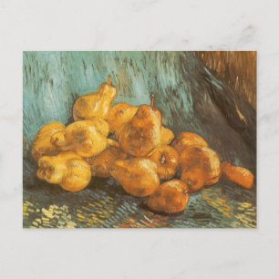 Vincent van Gogh - Fortfarande med Quince Pears Vykort