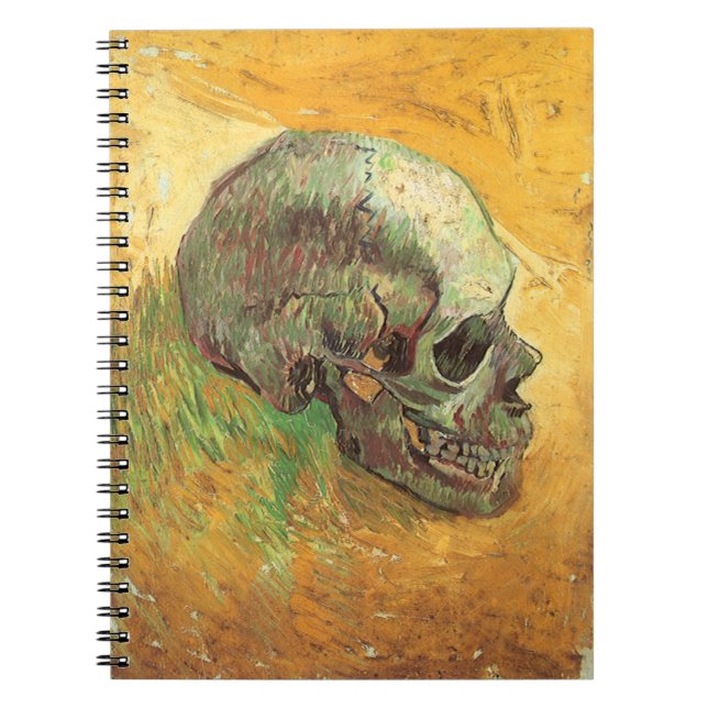 Vincent van Gogh - Fortfarande med Skull Anteckningsbok (Framsidan)