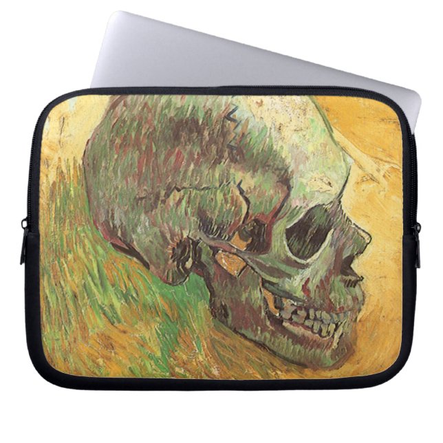 Vincent van Gogh - Fortfarande med Skull Laptop Fodral (Framsidan)