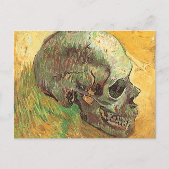 Vincent van Gogh - Fortfarande med Skull Vykort (Framsida)