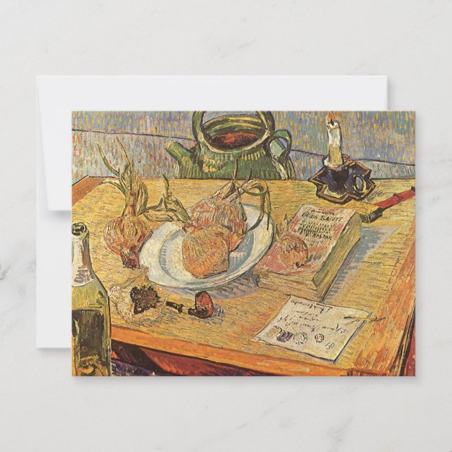 Vincent van Gogh - Fortfarande med Teckning Board (Framsida)