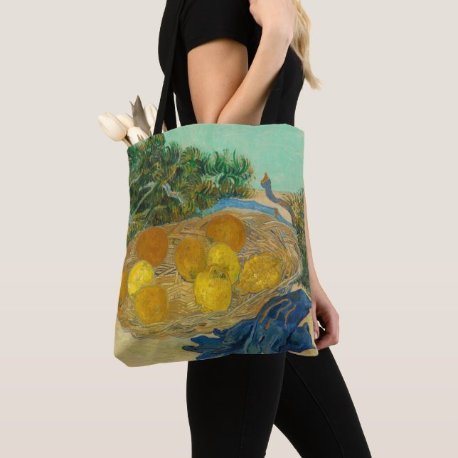 Vincent Van Gogh| Fortsatt livslängd för Orangar o Tygkasse (Närbild)