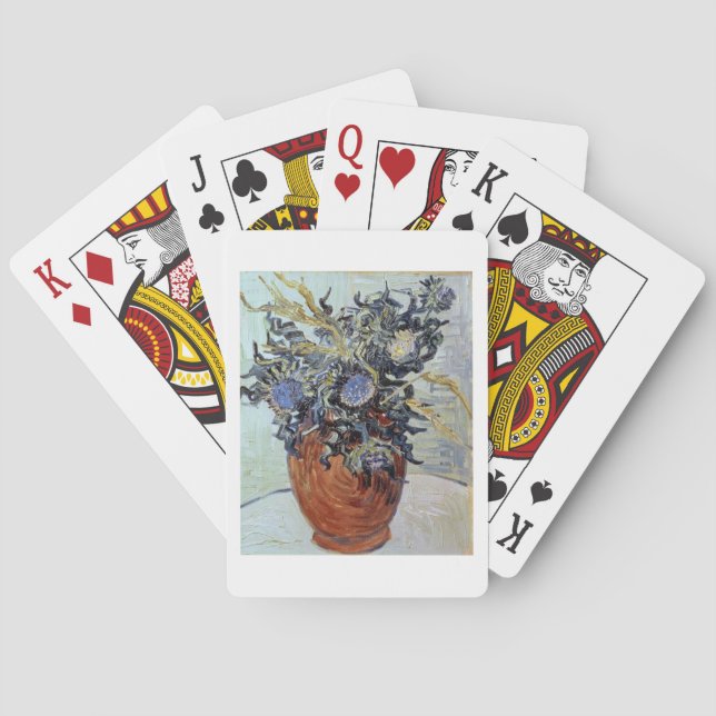 Vincent van Gogh | Fortsatt livstid med Thistles 1 Spel Kort (Baksidan)