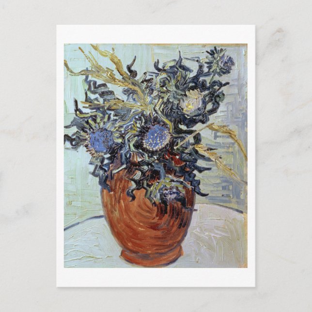 Vincent van Gogh | Fortsatt livstid med Thistles 1 Vykort (Framsida)