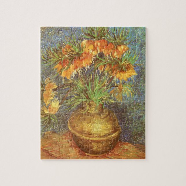 Vincent van Gogh - Fritillaries i en kopparvas Pussel (Vertikal)