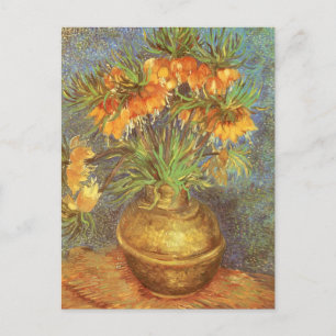 Vincent van Gogh - Fritillaries i en kopparvas Vykort